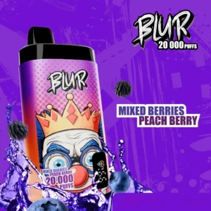Blur 2in1 Mixed berries - Peach berry (10Stuks)